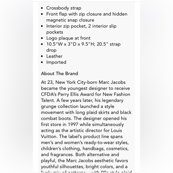 Marc Jacobs Small Slate Green Tote Bag - Picture 7 of 7